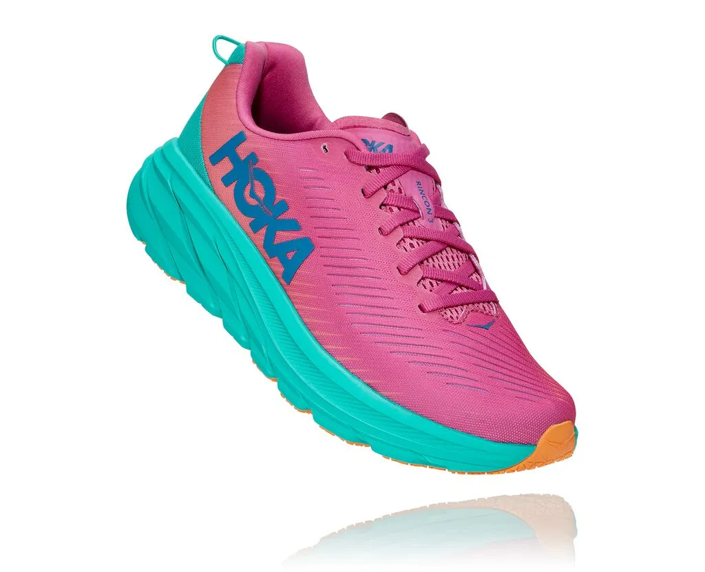 Hoka W RINCON 3 PINK/GREEN